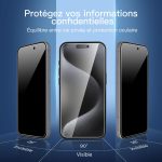 Protection d'écran Verre trempé iPhone 15 Pro - PT03