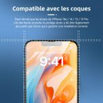 Protection d'écran Verre trempé iPhone 16e / iPhone 14 / iPhone 13 - PT03