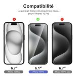 Protection d'écran Verre trempé iPhone 15 Pro - PT01