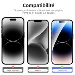 Protection d'écran Verre trempé iPhone 14 Pro - PT01