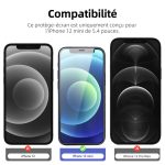Protection d'écran Verre trempé iPhone 12 Mini - PT01