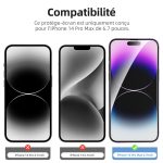 Protection d'écran Verre trempé iPhone 14 Pro Max - PT06
