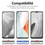 Protection d'écran Verre trempé OnePlus Nord N100 - PT01