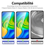 Protection d'écran Verre trempé Redmi Note 9 / Redmi 10X 4G - PT01