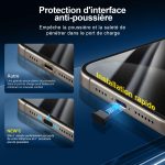 Protection d'écran Verre trempé iPhone 15 Pro - PT04