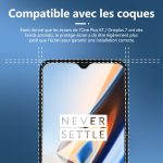 Protection d'écran Verre trempé OnePlus 6T / OnePlus 7 - PT02