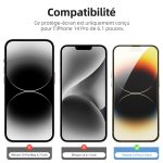 Protection d'écran Verre trempé iPhone 14 Pro - PT06