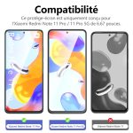 Protection d'écran Verre trempé Redmi Note 11 Pro / Redmi Note 11 Pro 5G - PT01