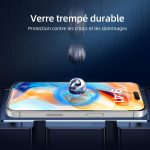Protection d'écran Verre trempé iPhone 16 Plus / iPhone 15 Plus - PT07