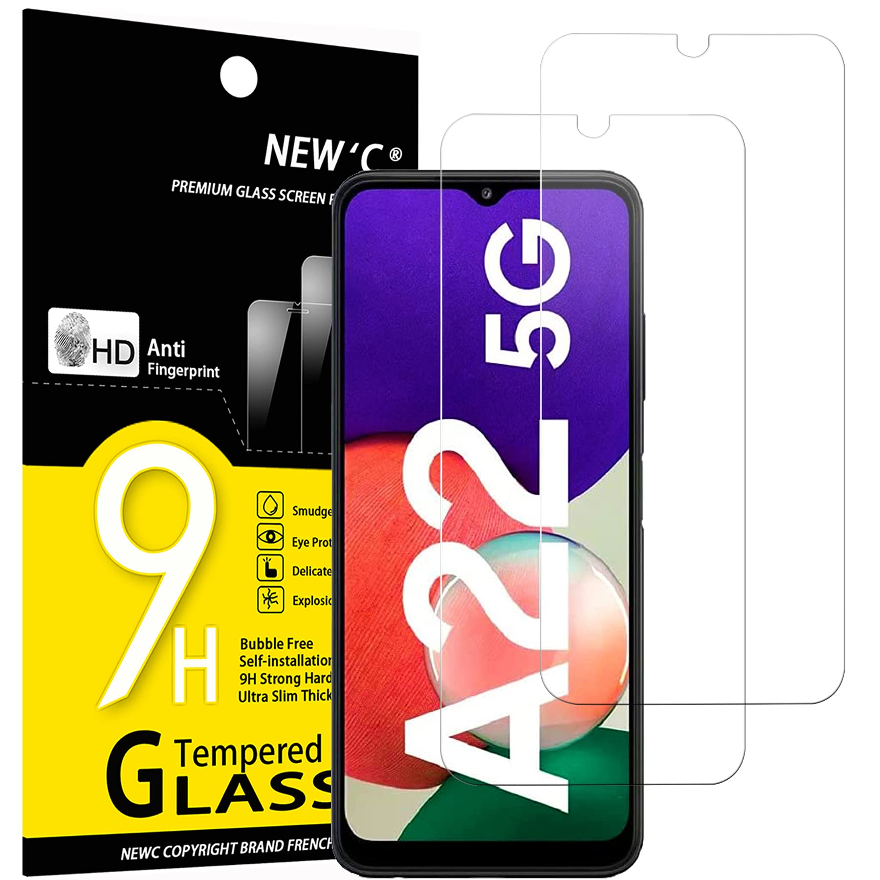 71nws2G3ZVL.jpg Protection d'écran Verre trempé Galaxy A22 5G