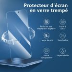 Protection d'écran Verre trempé iPhone 16 Plus / iPhone 15 Pro Max / iPhone 15 Plus - PT03