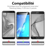 Protection d'écran Verre trempé Galaxy J7 2016 - PT01