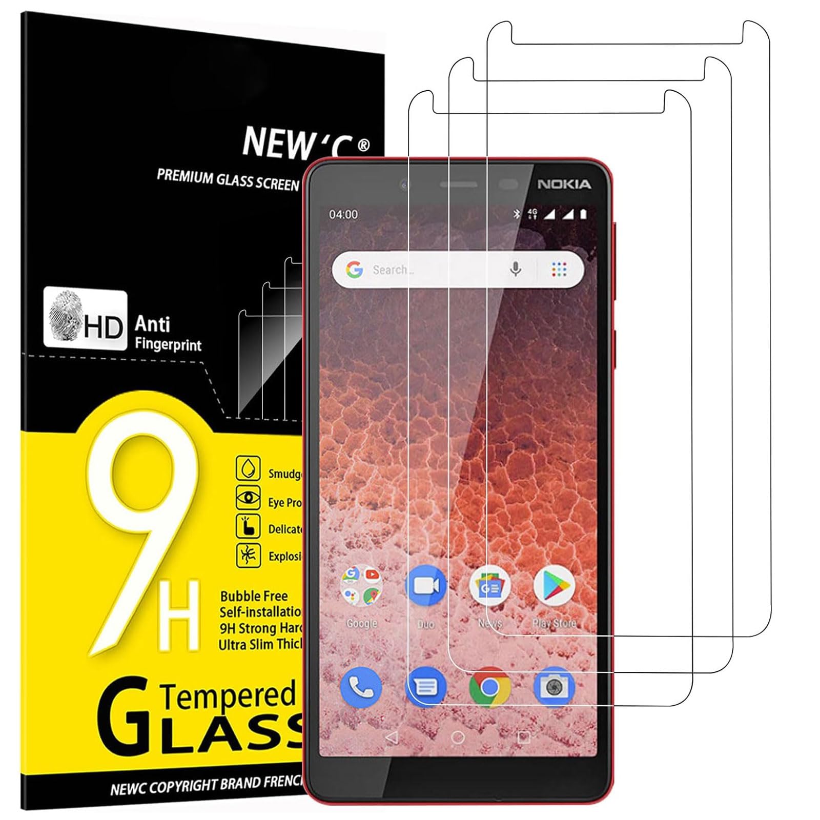 71uUGXXC08L.jpg Protection d'écran Verre trempé Nokia 1 Plus