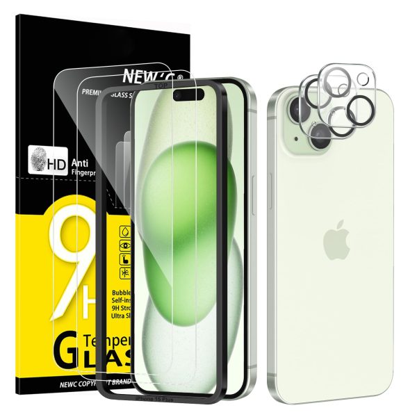 Protection d'écran Verre trempé iPhone 15 Plus