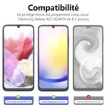 Protection d'écran Verre trempé Galaxy A25 5G / M34 5G - PT01