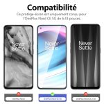 Protection d'écran Verre trempé OnePlus Nord CE 5G - PT01