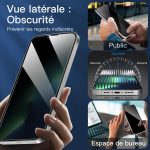 Protection d'écran Verre trempé iPhone 13 Pro Max / iPhone 14 Plus - PT05