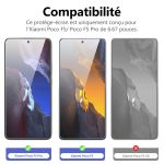 Protection d'écran Verre trempé POCO F5 / POCO F5 Pro - PT01