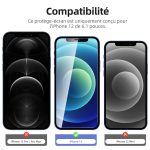 Protection d'écran Verre trempé iPhone 12 - PT01