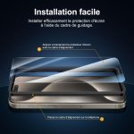 Protection d'écran Verre trempé iPhone 15 Pro Max - PT02