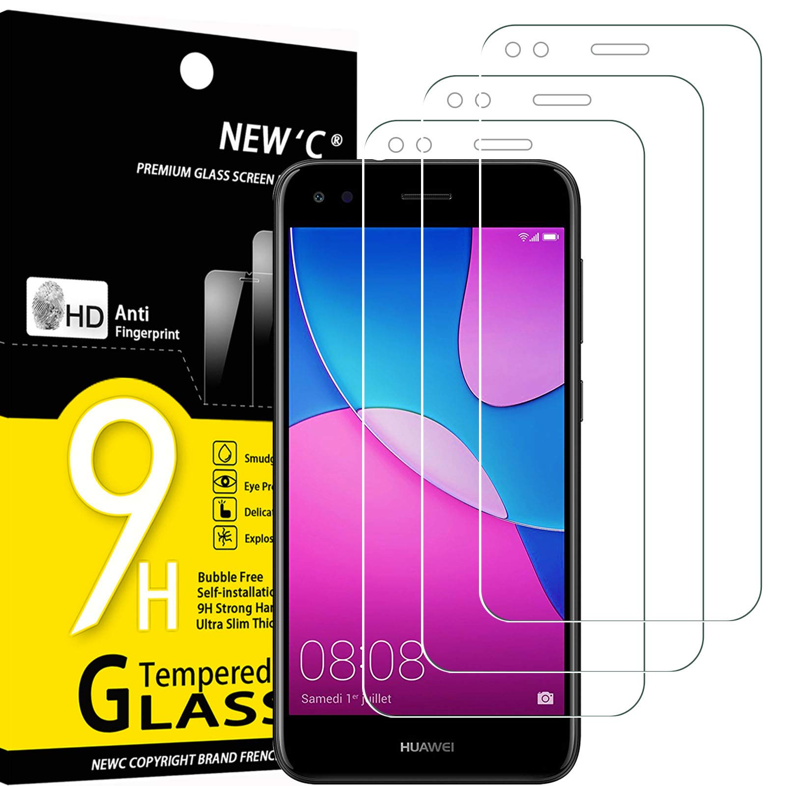 71zjubOBMlL.jpg Protection d'écran Verre trempé Y6 Pro 2017