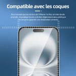 Protection d'écran Verre trempé iPhone 16 Plus - PT02