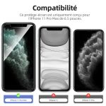 Protection d'écran Verre trempé iPhone 11 Pro Max - PT01