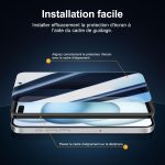 Protection d'écran Verre trempé iPhone 16 Plus / iPhone 15 Plus - PT02