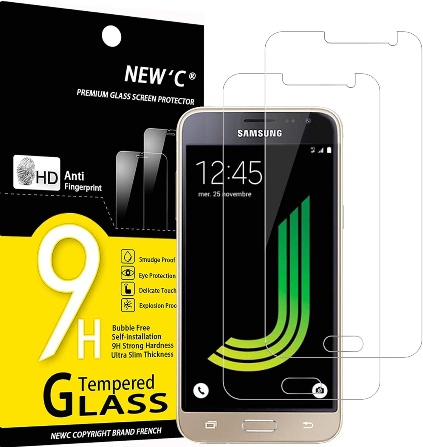 613HOWyPSOL.jpg Protection d'écran Verre trempé Galaxy J3 2016