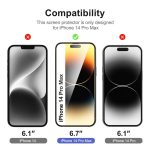 Protection d'écran Verre trempé iPhone 14 Pro Max - PT01