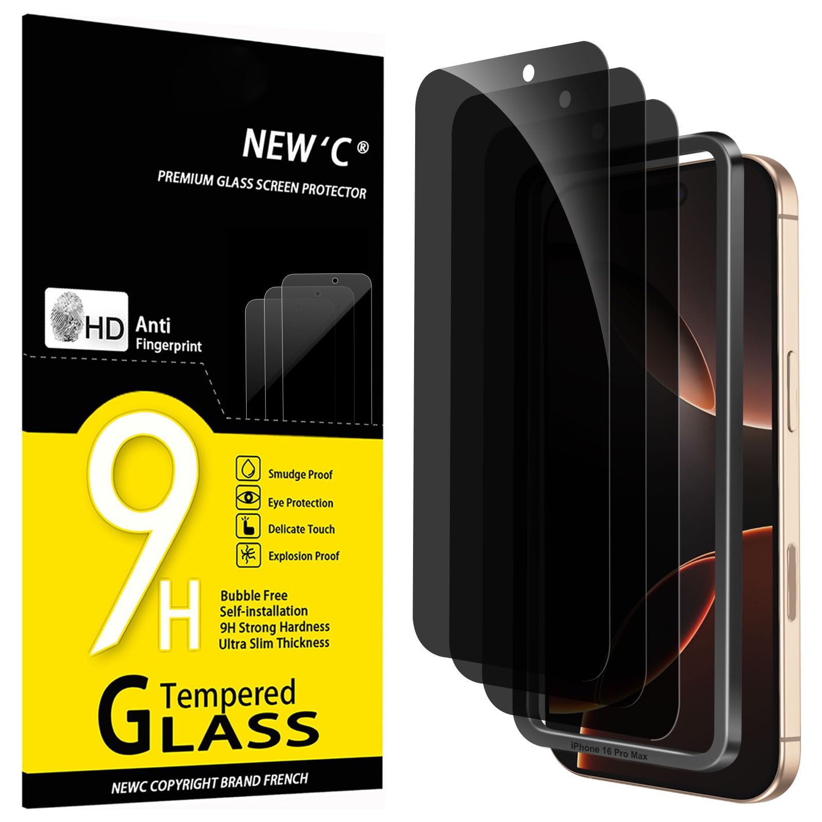 617gEYyhL0L.jpg Protection d'écran Verre trempé iPhone 17 Pro Max / iPhone 16 Pro Max