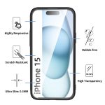 Protection d'écran Verre trempé iPhone 15 - PT01