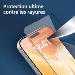 Protection d'écran Verre trempé iPhone 15 Pro - PT05