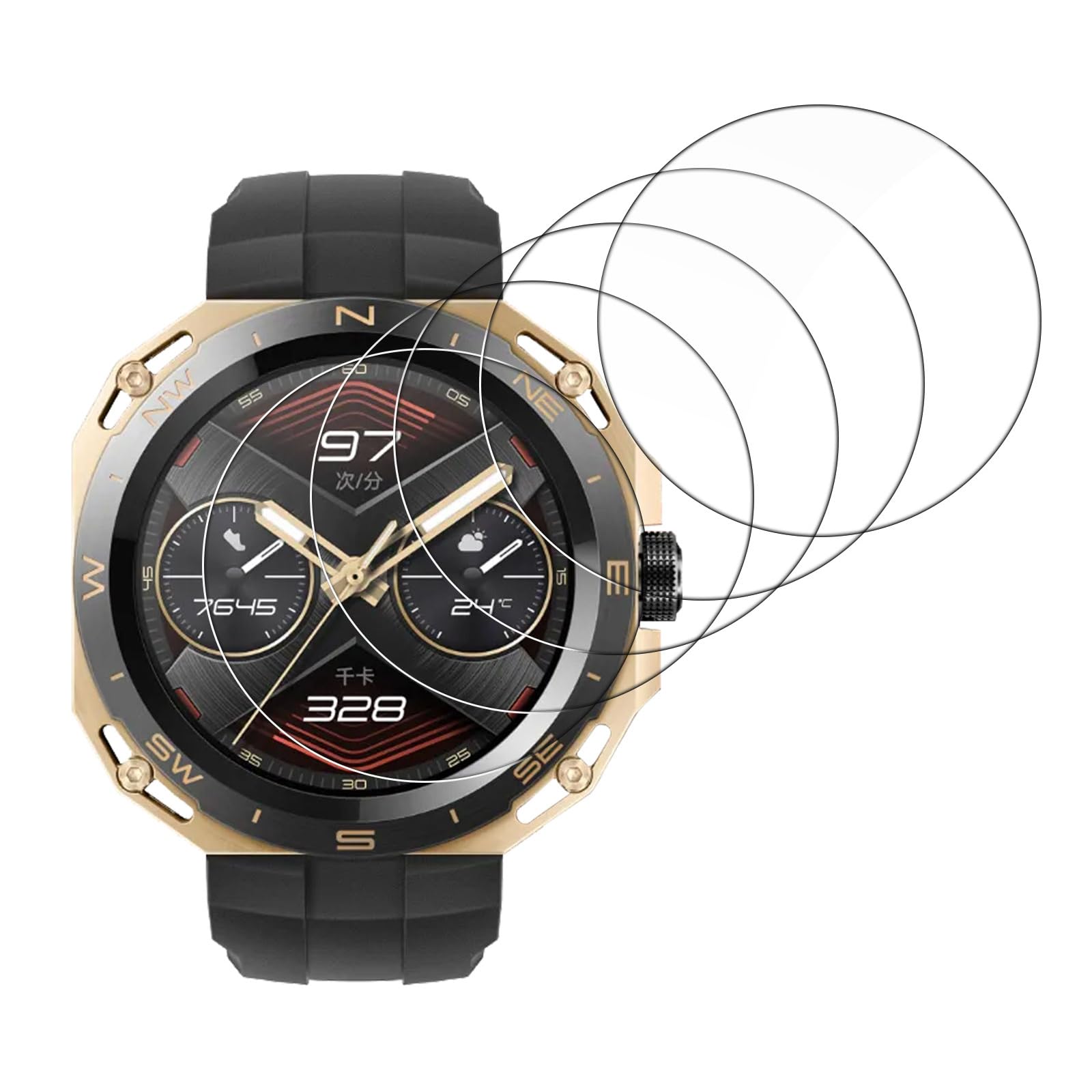 61HDJrkTAoL.jpg Protection d'écran Verre trempé Huawei Watch GT Cyber