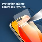 Protection d'écran Verre trempé iPhone 15 Pro Max - PT05