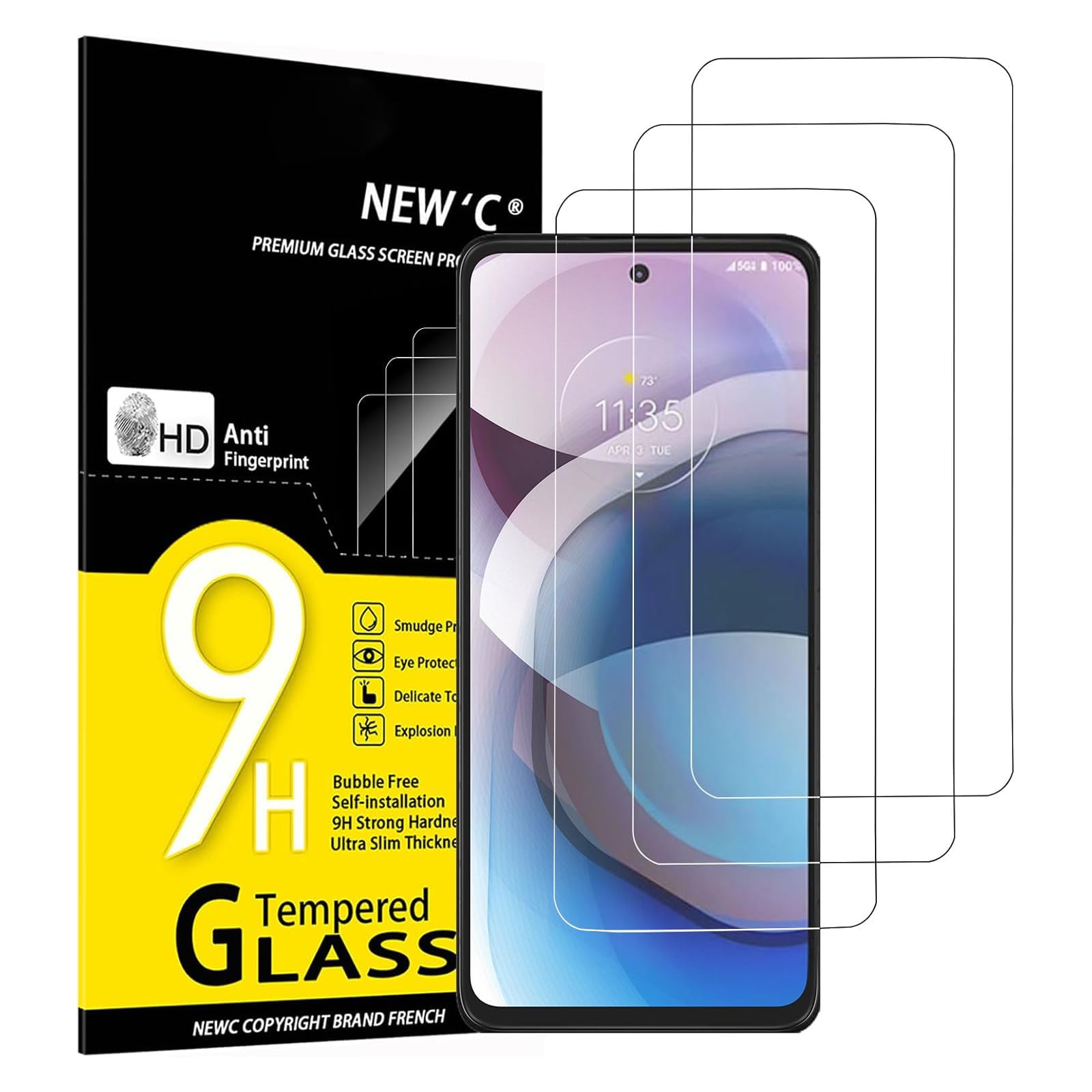 61KQDyRJvLL.jpg Protection d'écran Verre trempé One 5G Ace / One 5G UW Ace / Moto G 5G (2020)