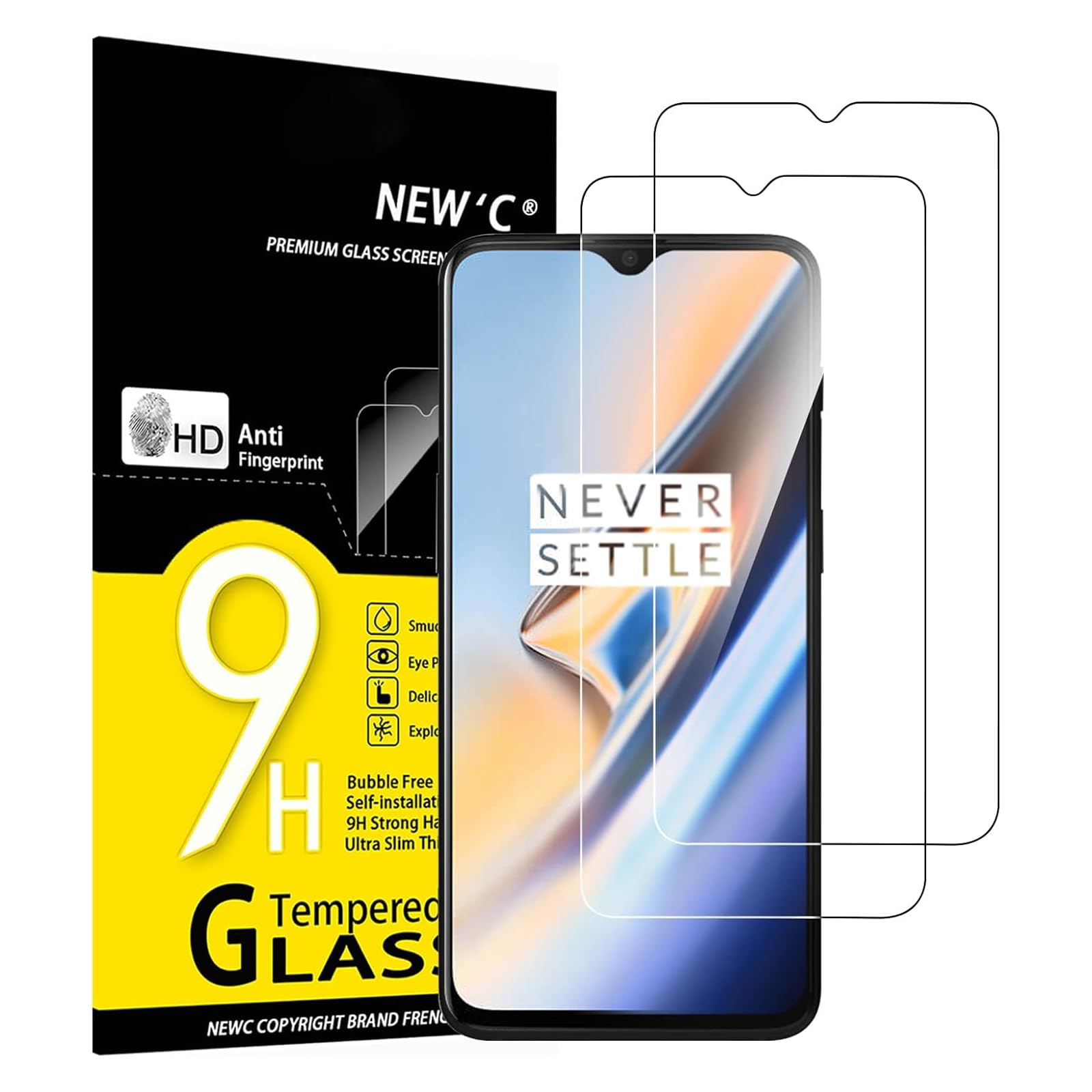 61LSW4y0qtL.jpg Protection d'écran Verre trempé OnePlus 6T / OnePlus 7