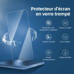 Protection d'écran Verre trempé iPhone 16 Plus / iPhone 15 Pro Max / iPhone 15 Plus - PT03