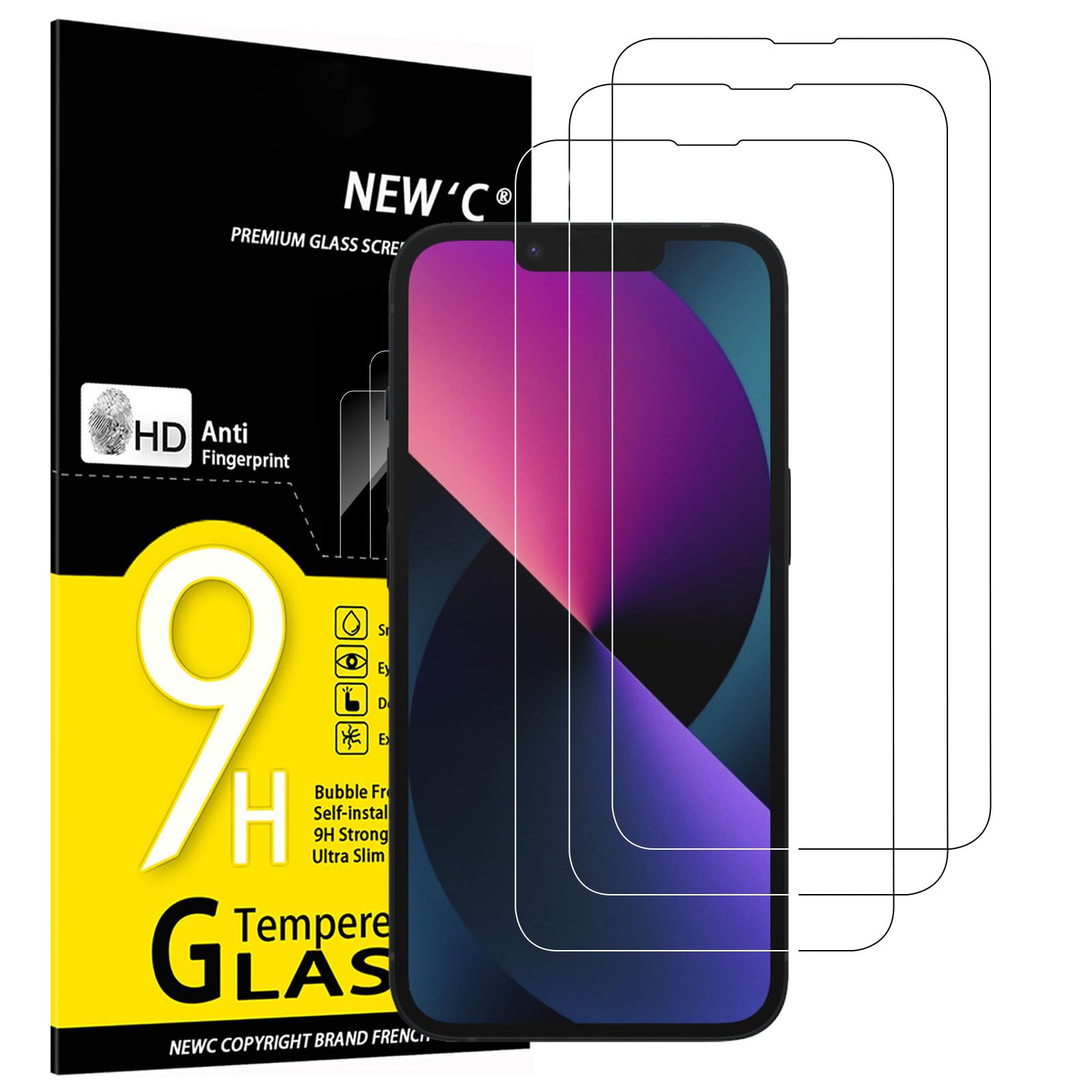 61YNajGkx0L-9.jpg Protection d'écran Verre trempé iPhone 13 Mini