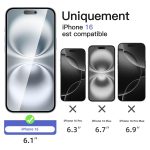 Protection d'écran Verre trempé iPhone 16 - PT01