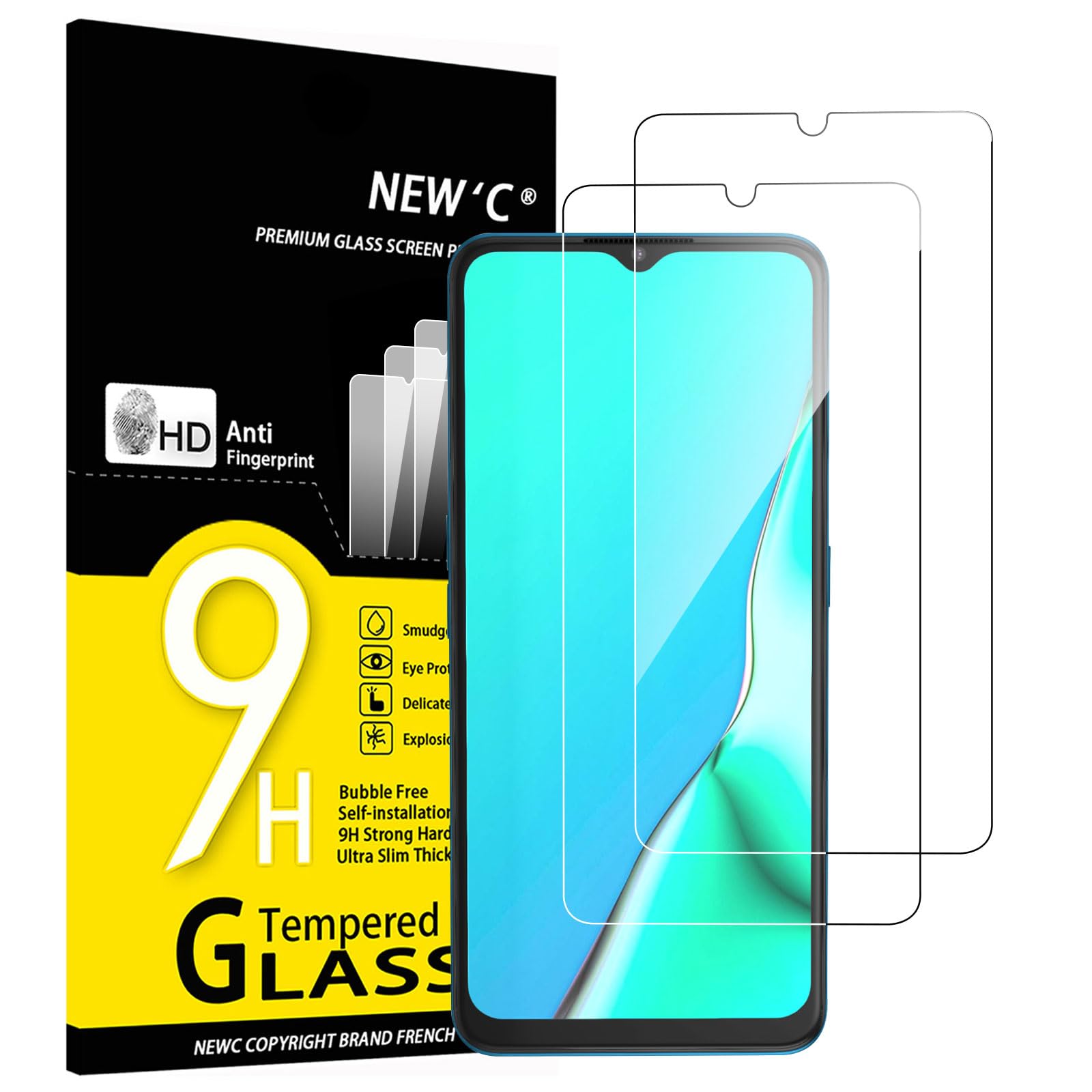 61s-IHw4KiL.jpg Protection d'écran Verre trempé Oppo A9 2020 / Oppo A5 2020