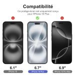 Protection d'écran Verre trempé iPhone 16 Plus - PT01