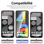 Protection d'écran Verre trempé Pixel 4a 4G - PT01