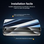 Protection d'écran Verre trempé iPhone 15 Pro Max - PT02