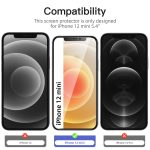 Protection d'écran Verre trempé iPhone 12 Mini - PT01