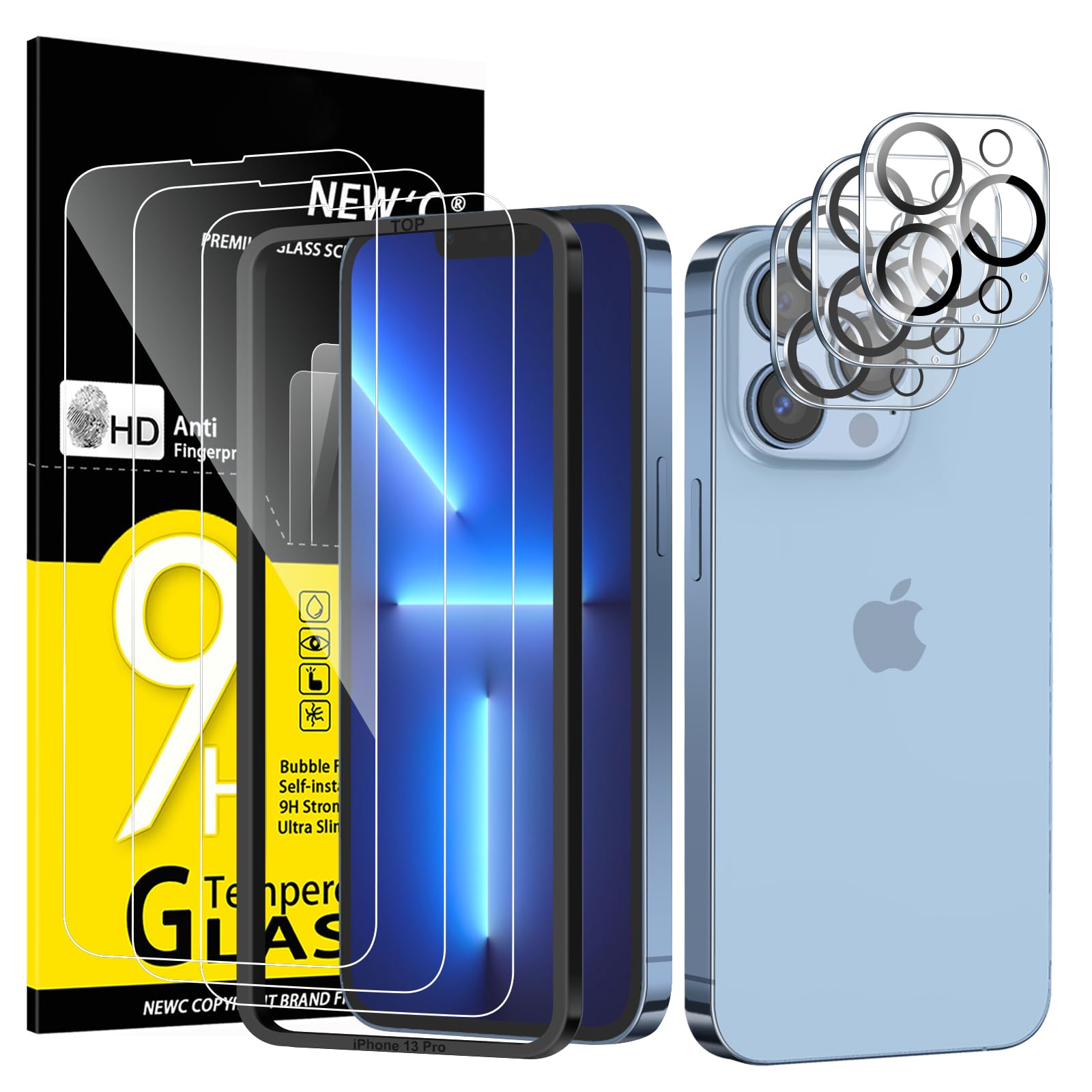 7137xMENQGL.jpg Protection d'écran Verre trempé iPhone 13 Pro