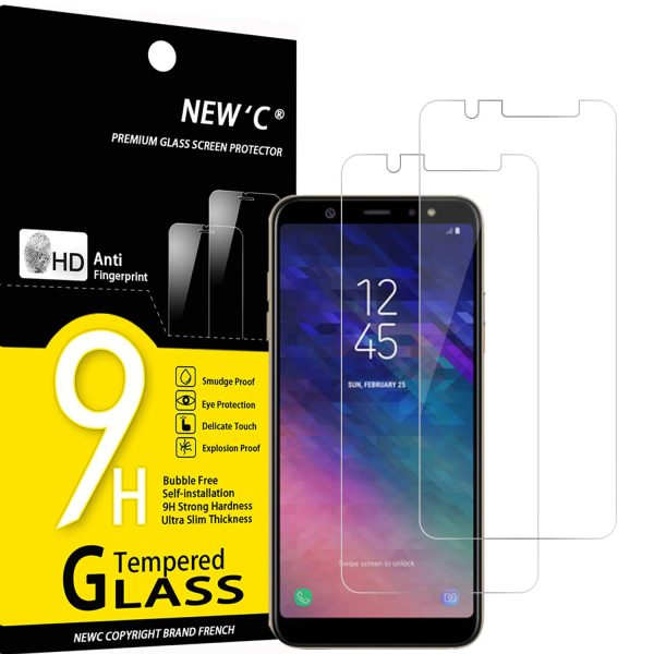 Protection d'écran Verre trempé Galaxy A6 Plus 2018