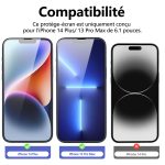 Protection d'écran Verre trempé iPhone 13 Pro Max / iPhone 14 Plus - PT01