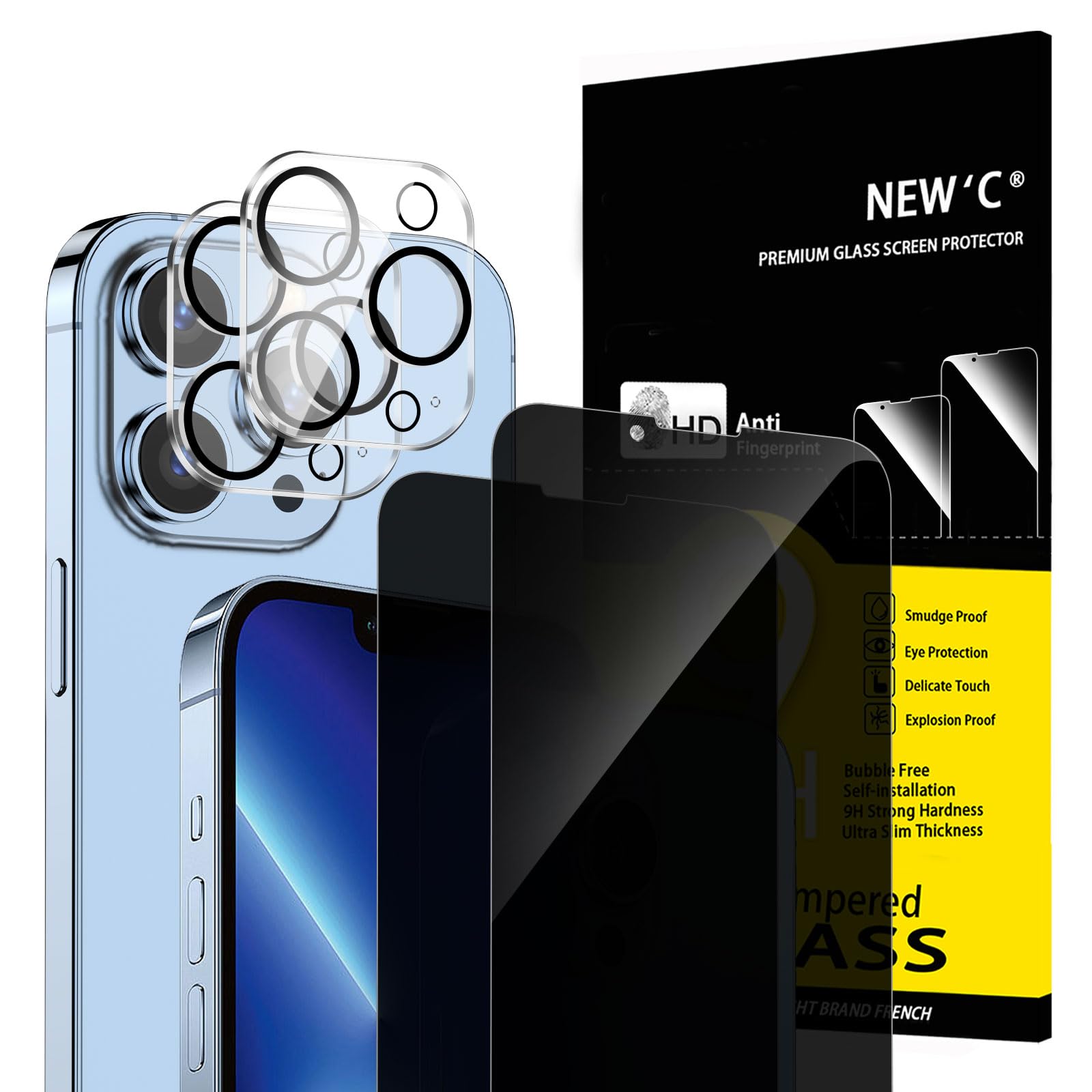 713fvyEdGyL-1.jpg Protection d'écran Verre trempé iPhone 13 Pro