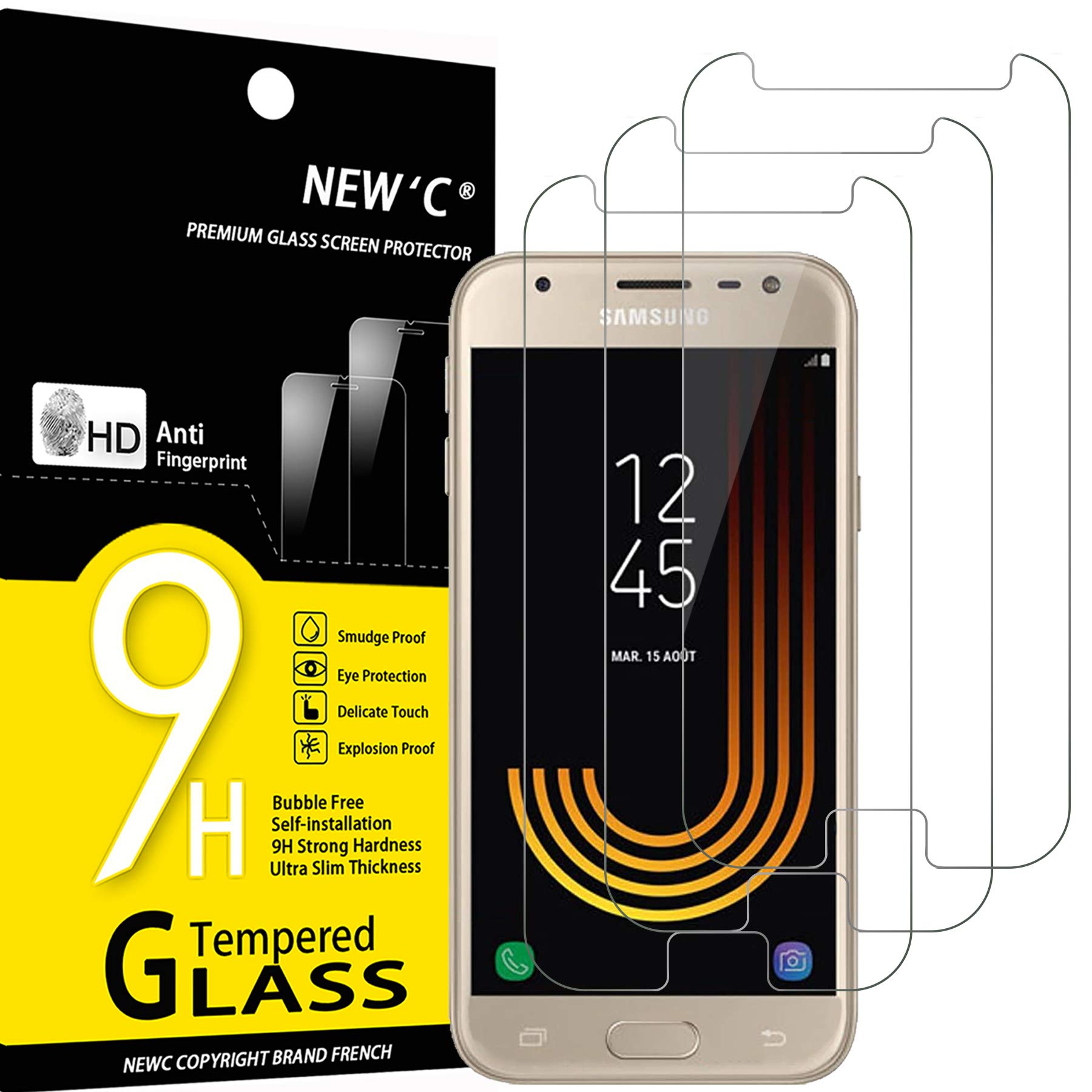 715Cz6MnInL.jpg Protection d'écran Verre trempé Galaxy J3 2017